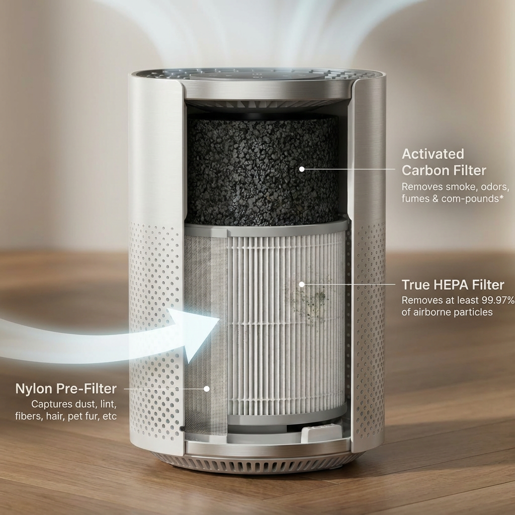 Purevia Alviera 3-in-1 True HEPA Replacement Filter