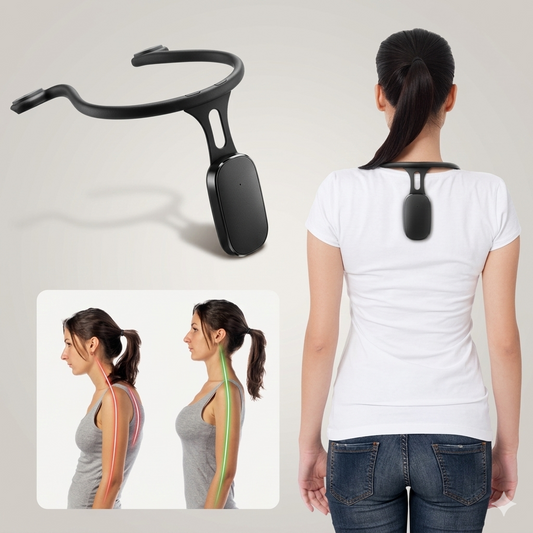 Purevia Pure Posture Corrector - Real-Time Vibration Reminder | Back & Neck Hunch Corrector | Adults & Kids