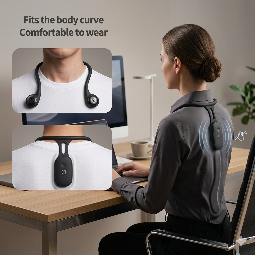 Purevia Pure Posture Corrector - Real-Time Vibration Reminder | Back & Neck Hunch Corrector | Adults & Kids