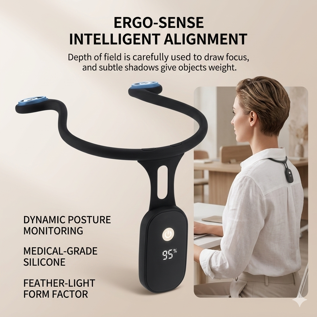 Purevia Pure Posture Corrector - Real-Time Vibration Reminder | Back & Neck Hunch Corrector | Adults & Kids